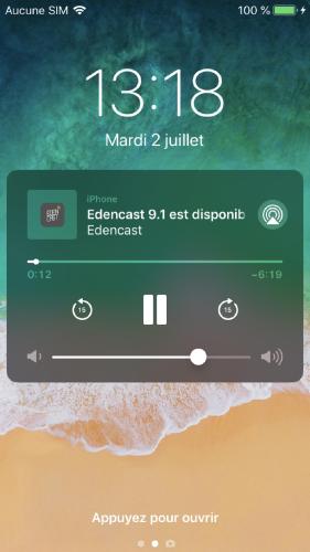 Lockscreen controls