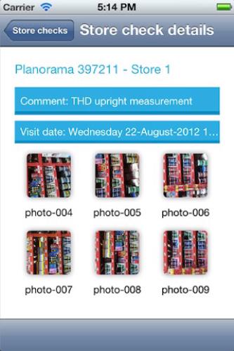 Consult a previous store check (iPhone)