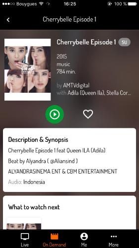 On Demand movie details